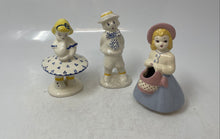 Load image into Gallery viewer, Multicolor Girl Boy Basket Ceramic Decorative Figurines Lot Of 3-Pieces
