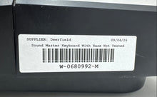 Load image into Gallery viewer, Soundmaster Ivory Black 49 Key Digital Electronic Musical Keyboard Not Tested
