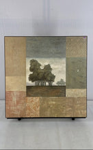 Load image into Gallery viewer, Jo Moulton Golden Day Patchwork Trees Wall Hanging Home Decor Art Print
