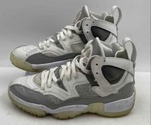 Load image into Gallery viewer, Authentic Nike Womens Air Jordan Jumpman Two Trey White Gray Shoes Size 8 Worn
