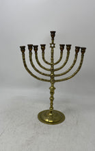 Load image into Gallery viewer, Traditional Seven Branched Home Decor Collectible Brass Candle Holder
