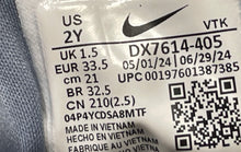 Load image into Gallery viewer, Nike Kids Star Runner 4 DX7614-405 Light Blue Lace-Up Sneaker Shoes Size 2Y
