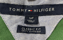 Load image into Gallery viewer, Tommy Hilfiger Mens Green Cotton Short Sleeve Classic Fit Polo Shirt Size S/P

