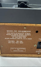 Load image into Gallery viewer, VTG Sears 304.91848450 AM/FM Stereo System Radio Record Player Not Tested
