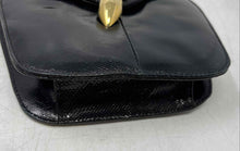 Load image into Gallery viewer, Susan Gail Womens Black Pebbled Leather Single Strap Small Crossbody Bag
