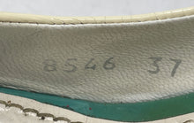 Load image into Gallery viewer, Authentic Dolce &amp; Gabbana Womens White Green Pump Heels Size EUR 37 Damaged
