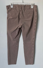 Load image into Gallery viewer, Lauren Ralph Lauren Womens Dark Khaki Pockets Regular Fit Trouser Pants Size 10P
