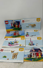 Load image into Gallery viewer, Lot Of 8 Pieces Lego Creator Mixed Building Toy Instruction Manual Books
