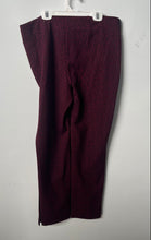 Load image into Gallery viewer, Chico's Womens Purple Black Printed Straight Leg Ankle Pants Size 1.5

