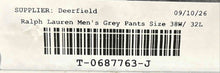 Load image into Gallery viewer, Lauren Ralph Lauren Mens Gray Wool Stretch Straight Dress Pants Size 38W/32L
