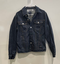 Load image into Gallery viewer, Gap Mens Blue Denim Dark Wash Long Sleeve Two Pockets Button Front Jacket Size M
