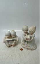 Load image into Gallery viewer, Precious Moments Memories Of Wedding &amp; 50th Anniversary 2 Pcs Ceramic Figurine

