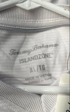 Load image into Gallery viewer, Tommy Bahama Mens White Striped Islandzone Short Sleeve V-Neck T-Shirt Size XL
