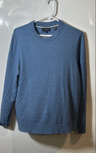 Load image into Gallery viewer, Ted Baker Mens Blue Long Sleeve Crew Neck Regular Fit Pullover Sweater Size M
