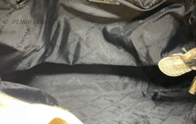 Load image into Gallery viewer, Authentic Plinio Visona Womens Cream Shoulder Tote Handbag Stained Damaged
