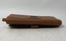 Load image into Gallery viewer, Michael Kors Womens Brookville Carryall Brown Leather Flap Clutch Purse
