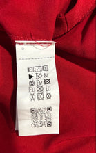 Load image into Gallery viewer, Zara Womens Red Long Puff Sleeve Sweetheart Neck Corset Cropped Blouse Top Sz M
