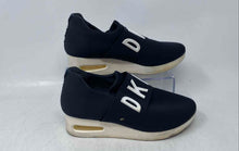 Load image into Gallery viewer, DKNY Womens Navy Blue Low Top Slip-On Platform Sneaker Shoes Size 5.5M
