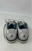 Load image into Gallery viewer, Nike Unisex Kids Air Jordan 4 Retro BQ7669-103 White Green Sneakers Shoes Sz 2Y

