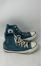 Load image into Gallery viewer, Converse Womens Chuck Taylor All Star High Blue Sneaker Shoes Size 6 No Laces
