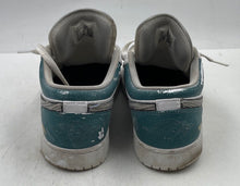 Load image into Gallery viewer, Authentic Nike Mens Air Jordan 1 Low White Green Sneaker Shoes Size 8.5 Damaged
