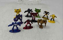 Load image into Gallery viewer, Lot Of 10 Pieces Diecast Metal Transformers Collection Small Action Figures
