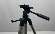 Load image into Gallery viewer, Quantaray QSX 8001 Silver Black Adjustable Stand Camcorder Accessory Tripod
