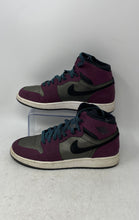 Load image into Gallery viewer, Nike Unisex Kids Air Jordan 1 Retro Black Burgundy Green Basketball Shoes Sz 7Y
