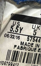 Load image into Gallery viewer, Nike Boys Air Jordan 1 High OG BG 575441-127 White Blue Sneaker Shoes Size 5.5Y

