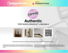 Load image into Gallery viewer, Authentic Tory Burch Women's Gold Tone Bracelet
