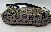 Load image into Gallery viewer, Michael Kors Womens Unique Sturdy Black Gray Signature Print Shoulder Bag
