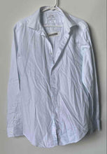 Load image into Gallery viewer, Calvin Klein Mens White Long Sleeve Collared Dress Shirt Size Large

