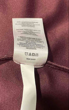 Load image into Gallery viewer, Express Womens Burgundy Puff Sleeve Split Neck Back Zip Sheath Dress Size XS
