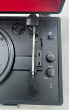 Load image into Gallery viewer, The Crosley Cruiser Plus Model CR8005F-BK Portable 3-Speed Turntable Untested
