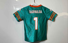 Load image into Gallery viewer, NFL Team Apparel Kids Green Miami Dolphins Tua Tagovailoa #1 Jersey Size 4T
