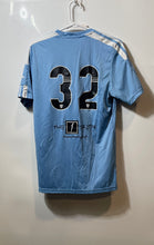 Load image into Gallery viewer, Adidas Mens Blue Short Sleeve Pullover Weston FC #32 Soccer Jersey Size Medium
