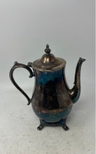 Load image into Gallery viewer, Silver Tone Tableware Kitchenware Classic Tea Coffee Pot With Lid Handle

