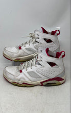 Load image into Gallery viewer, Nike Mens Air Jordan Flight Club 91 White Red Leather Basketball Shoes Size 9.5
