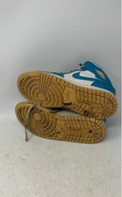 Load image into Gallery viewer, Nike Kids Air Jordan 1 Mid DQ8423-400 Blue White Sneaker Shoes Size 4Y
