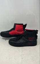 Load image into Gallery viewer, Ahico Sposen Fashion Mens Black Red Lace-Up Mid Top Sneakers Shoes Size EUR 47
