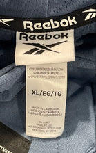 Load image into Gallery viewer, Reebok Mens Blue Long Sleeve Kangaroo Pocket Regular Fit Pullover Hoodie Size XL
