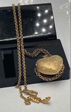 Load image into Gallery viewer, Authentic Swarovski Women's Gold-Tone Large Heart Pendant Necklace
