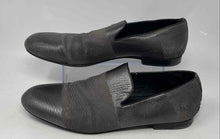 Load image into Gallery viewer, Authentic Jimmy Choo Mens Dark Gray Leather Loafer Shoes Size EUR 46 Worn
