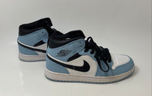 Load image into Gallery viewer, Nike Mens Air Jordan 1 Retro High OG Blue Black White Sneaker Shoes Size 8
