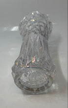Load image into Gallery viewer, Clear Engraved Crystal Cut Scalloped Edge Home Decorative Flower Vase
