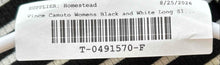 Load image into Gallery viewer, Vince Camuto Womens Black White Striped 3/4 Sleeve Round Neck Blouse Top Size 1X
