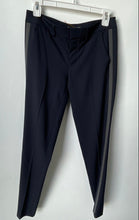 Load image into Gallery viewer, Vince Womens Blue Flat Front Pockets Straight Leg Dress Pants Size 0
