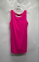 Load image into Gallery viewer, Bebe Womens Pink Round Neck Sleeveless Back Zip Short Mini Dress Size M/M
