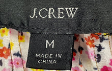 Load image into Gallery viewer, J.Crew Womens Multicolor Printed Ruffle Button Front Blouse Top Size Medium

