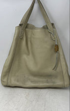 Load image into Gallery viewer, Margot Womens Gray Pebbled Leather Inner Pockets Double Handle Tote Bag
